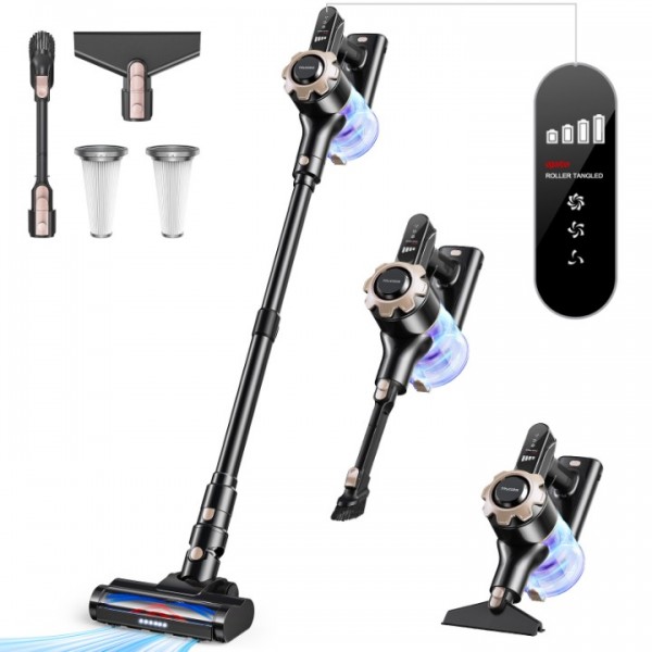 Trucozie 8-in-1 Lightweight Stick Vacuum with 45mi...